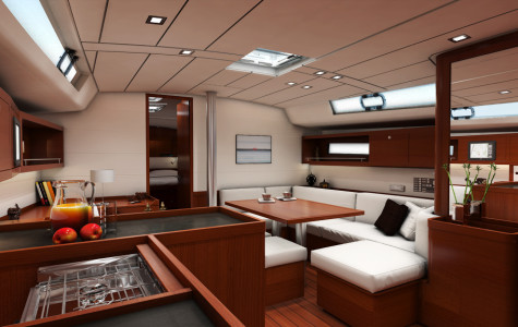 BeneteauOceanis45_kuche