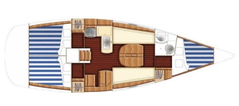Beneteau First 36.7 layout-54