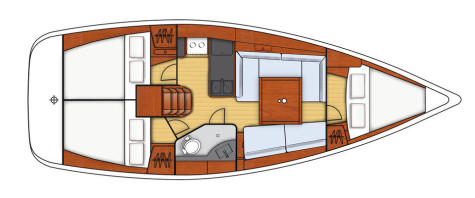 Beneteau Oceanis 34 layout-57