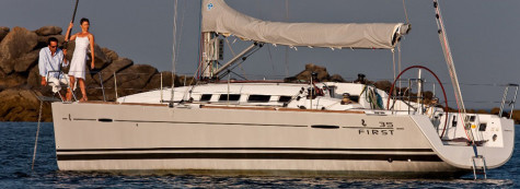 Chartering on Beneteau First 35