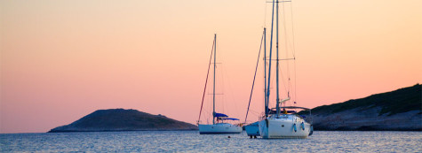 sailing boats in Croatia